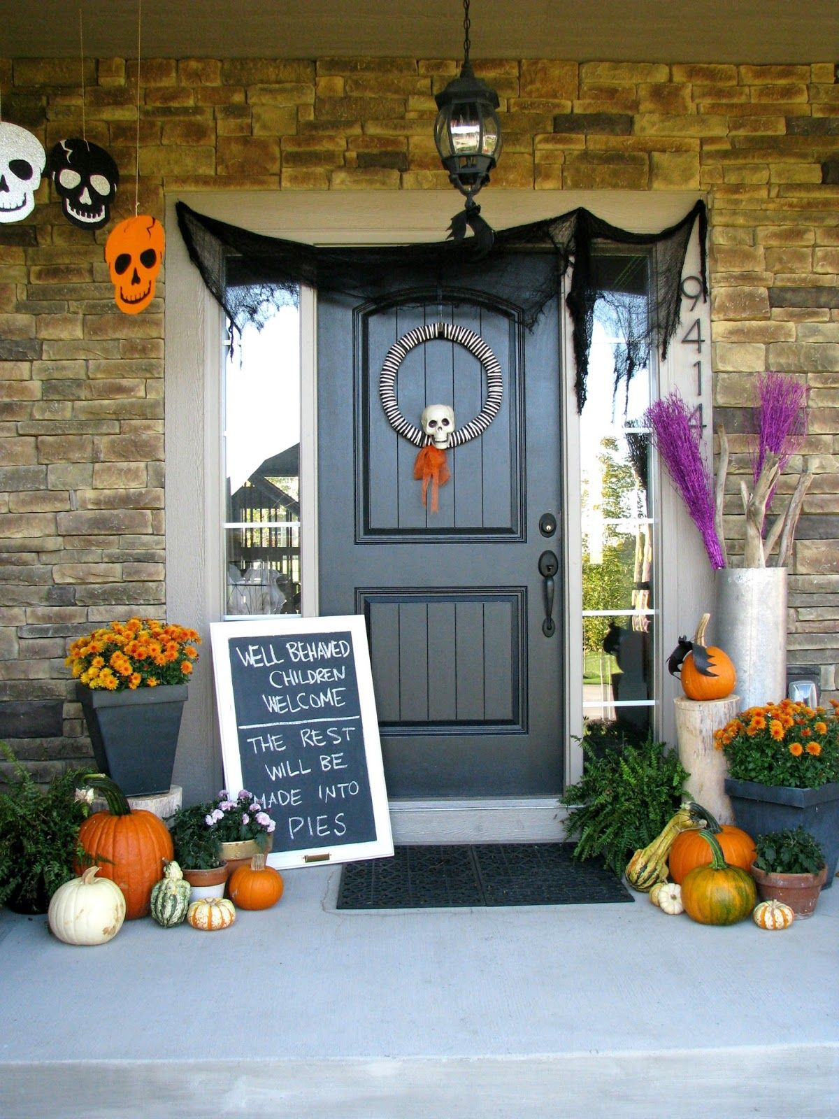 13 Halloween Porch Ideas Halloween Porch Halloween Ideas And intended for proportions 1200 X 1600