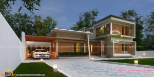 3420 Sq Ft True Contemporary Home Kerala Home Design Bloglovin with measurements 1920 X 960