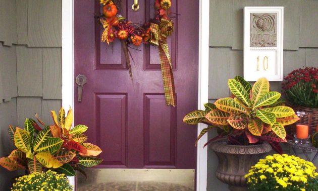 41 Delightful Thanksgiving Front Porch Decorating Ideas That Are throughout measurements 1280 X 1707