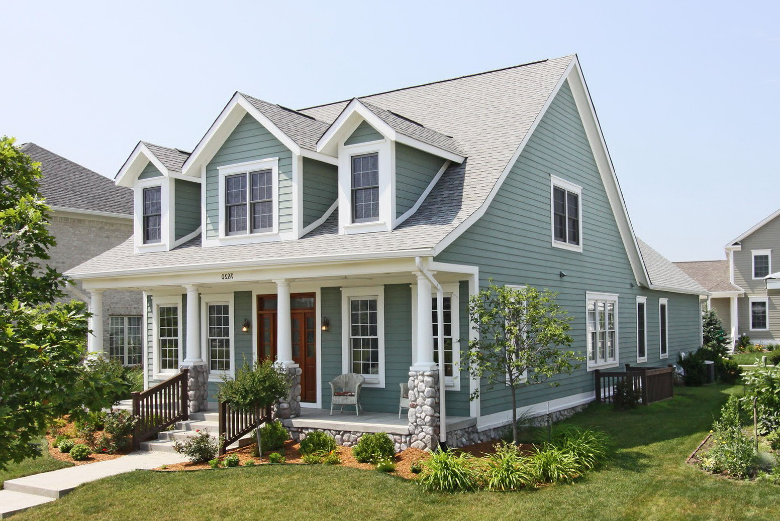 Add Front Porch To Cape Cod Home Design Ideas throughout