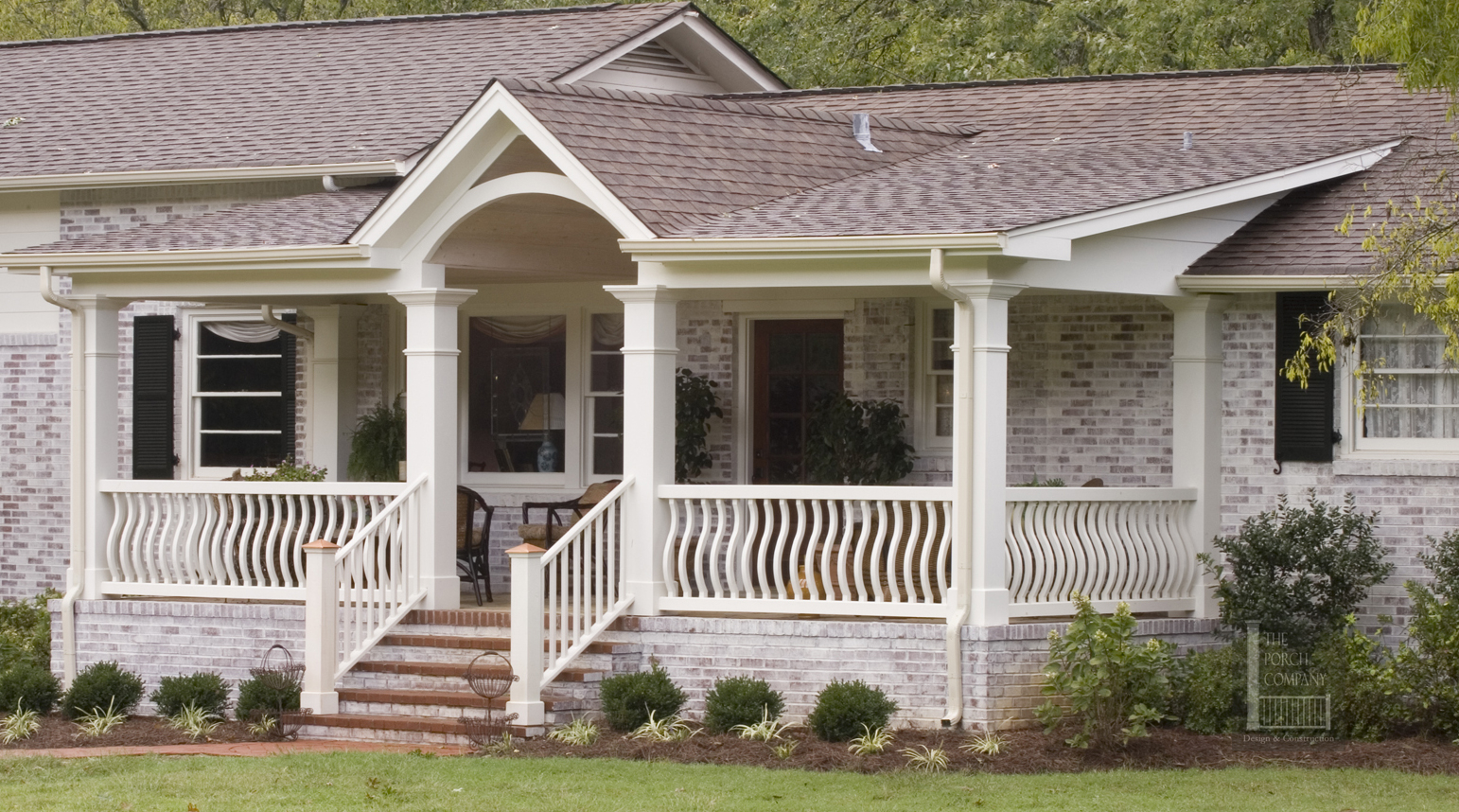 Adding A Front Porch Rail Cloudydayart Design Very Decorative throughout size 1542 X 858