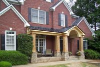 Adding A Front Porch To A Brick Home House Style And Plans within sizing 1102 X 771