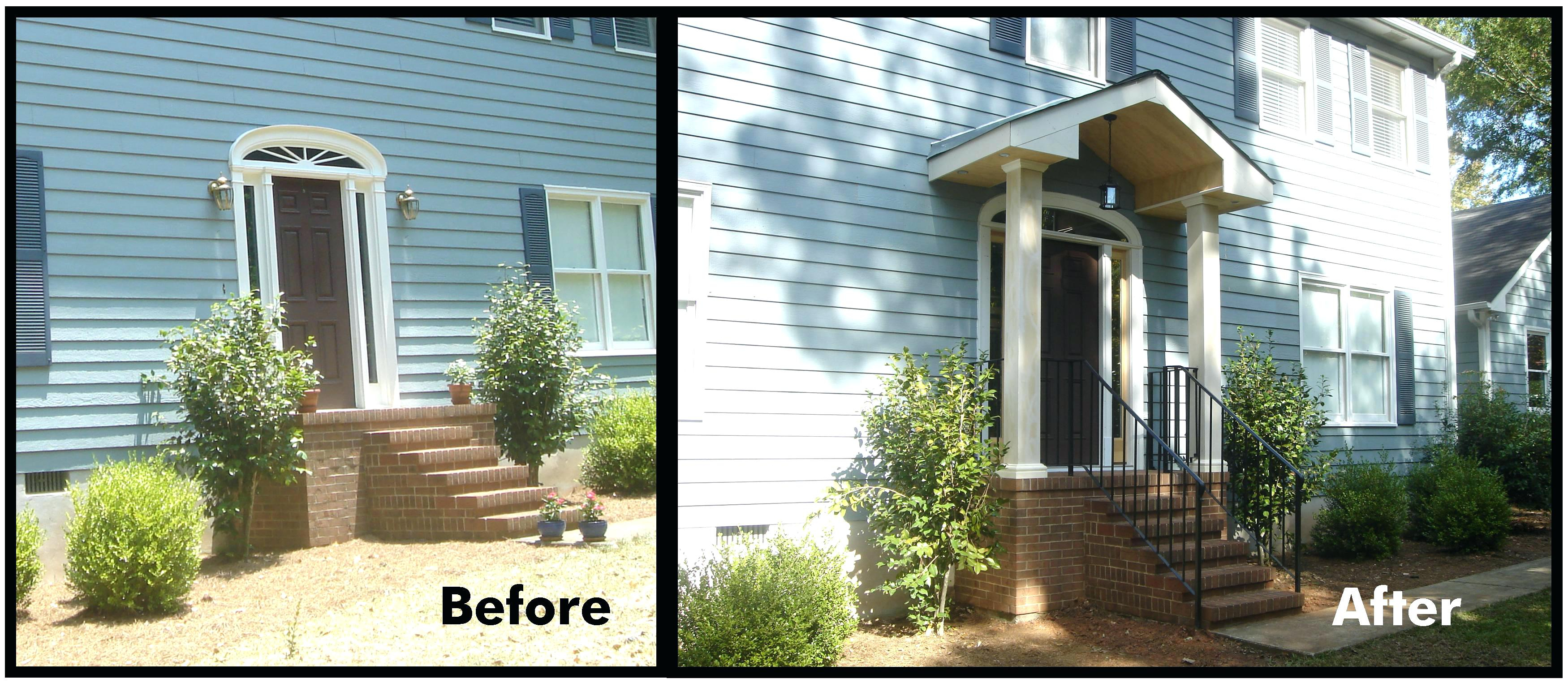 Adding Front Porch To Brick Ranch House Style Garrison Colonial within measurements 3500 X 1525