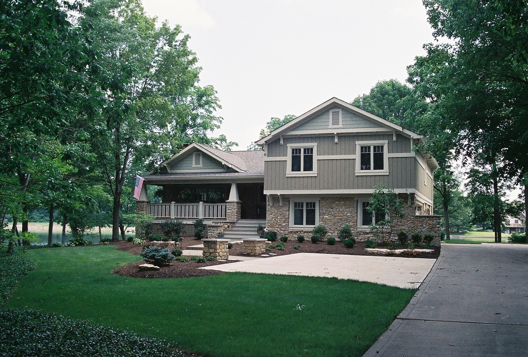 Adding Front Porch To Split Level Home Home Design Ideas in proportions 1744 X 1182