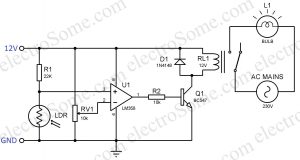 Automatic Night Lamp Using Ldr with measurements 2216 X 1180