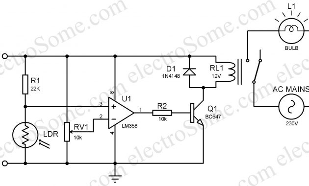 Automatic Night Lamp Using Ldr with measurements 2216 X 1180