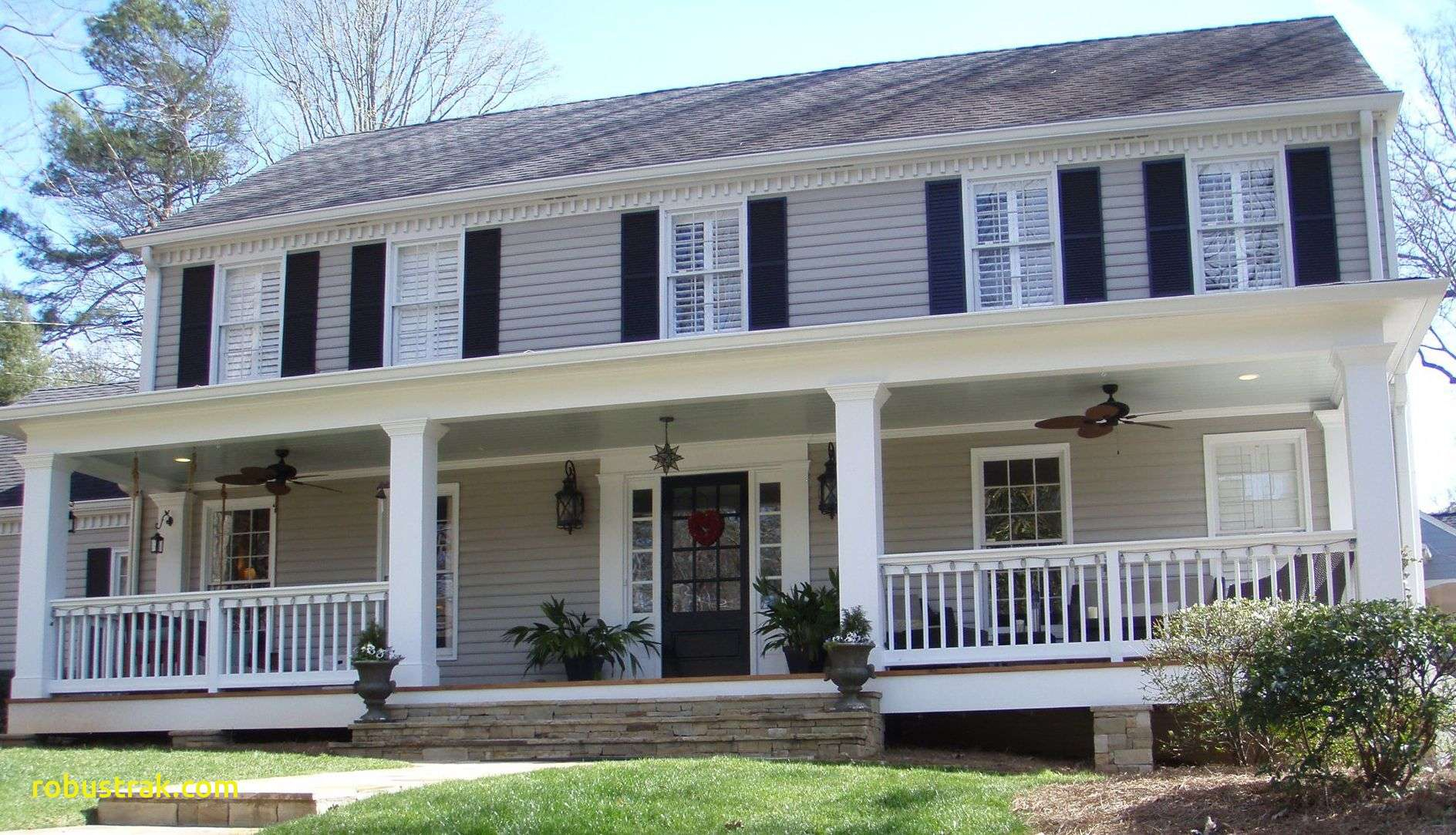 Awesome Front Porches On Colonial Homes Home Design Ideas inside sizing 1888 X 1083