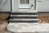 Back Porch Landing Ideas Steps Plantings And Brussels Block Paver for size 1600 X 1200
