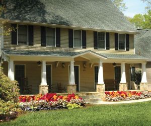 Beautiful Front Porch No Change To The Roof Line A Little Bit Of with regard to size 1800 X 1500