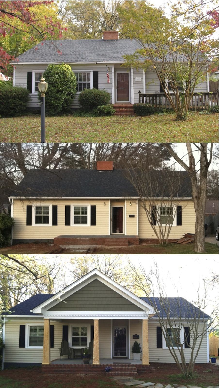 Before And After The Porch Addition Let Httpcontractors4you regarding size 903 X 1600