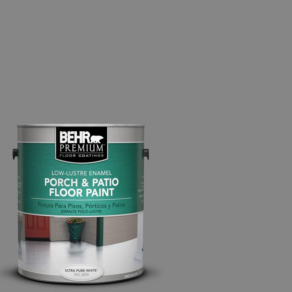 Behr Premium 1 Gal Pfc 63 Slate Gray Low Lustre Interiorexterior in proportions 1000 X 1000