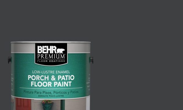 Behr Premium 1 Gal Pfc 75 Tar Black Low Luster Interiorexterior pertaining to sizing 1000 X 1000