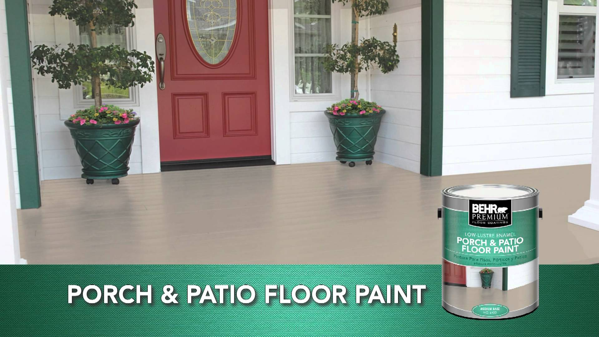 Behr Premium Low Lustre Gloss Enamel Porch Patio Floor Paint for dimensions 1920 X 1080
