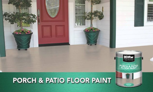 Behr Premium Low Lustre Gloss Enamel Porch Patio Floor Paint with regard to dimensions 1920 X 1080