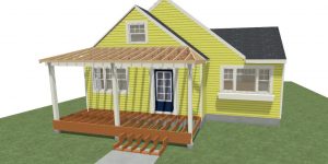 Brey Project Part 1 Covered Front Porch Addition In Bozeman with dimensions 1284 X 642