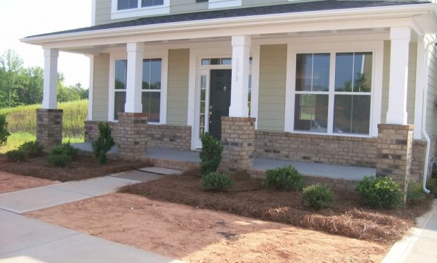 Brick Up The Front Exterior A Little And On The Porch Good For for dimensions 1024 X 768