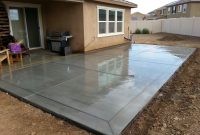 Broom Finish Concrete Patio Slab With 12 Border Bands Http regarding sizing 1632 X 1224