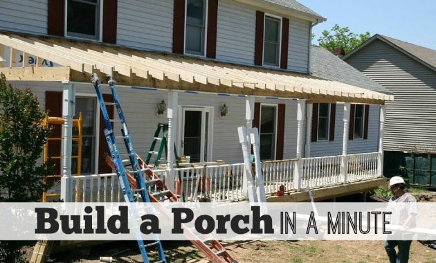 Build A Porch In A Minute Front Porch Ideas regarding proportions 1280 X 720