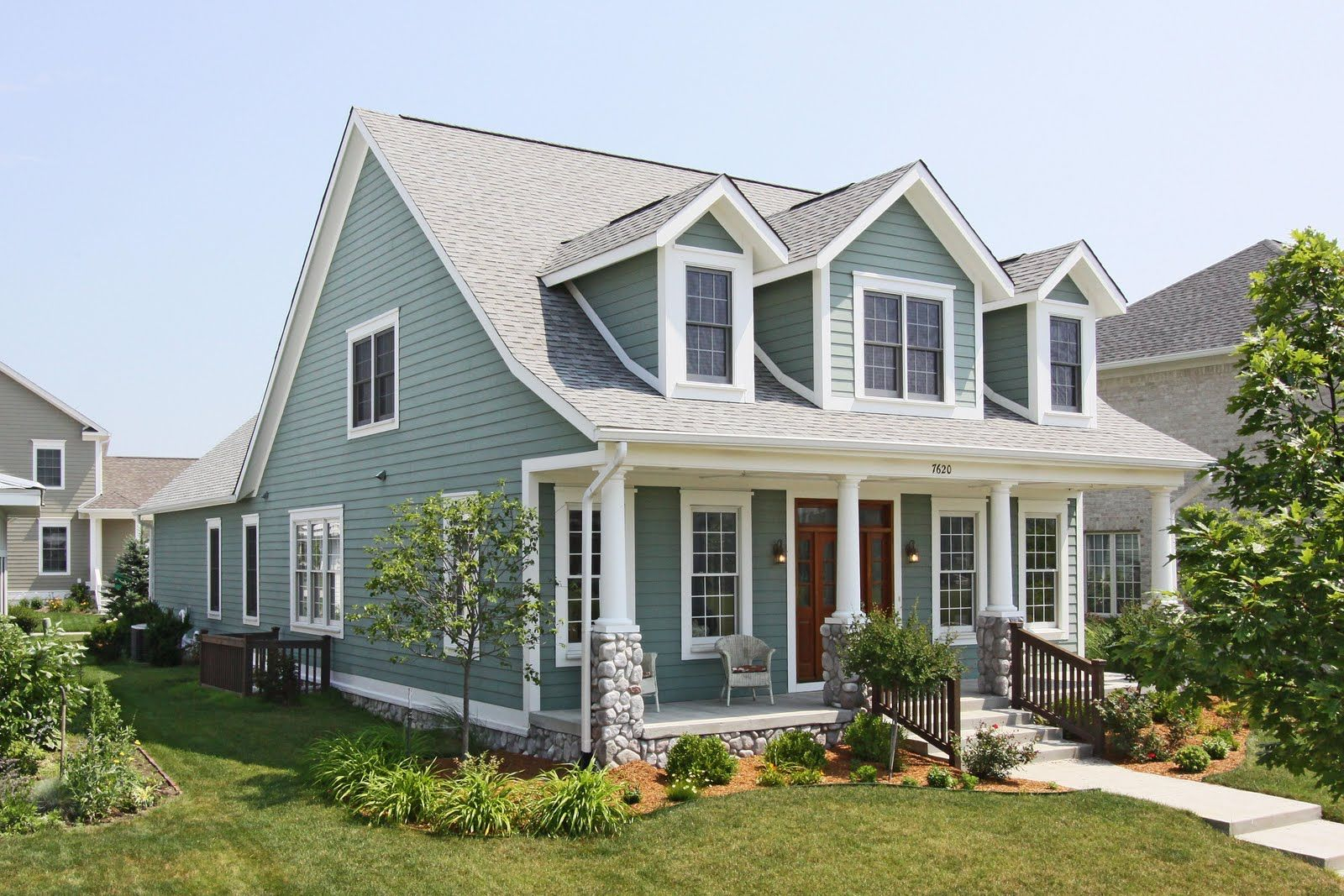 Cape Cod With Dormers And Porch Not In Love With The Stone Not As   Cape Cod With Dormers And Porch Not In Love With The Stone Not As Intended For Dimensions 1600 X 1067 