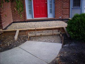 Cement Front Porch 4 The New Front Porch And Step Ready For throughout proportions 3306 X 2480