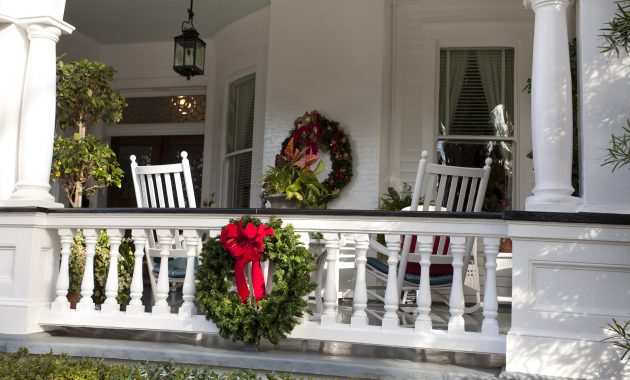 Christmas Porch Decorations with size 2500 X 1667