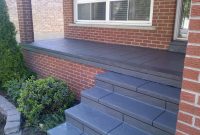 Coloured Concrete Front Porch Restoration Etobicoke Ontario intended for proportions 1200 X 900