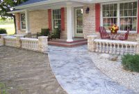 Concrete Front Porch Makeover Baluster Floor Designs within proportions 2048 X 1536
