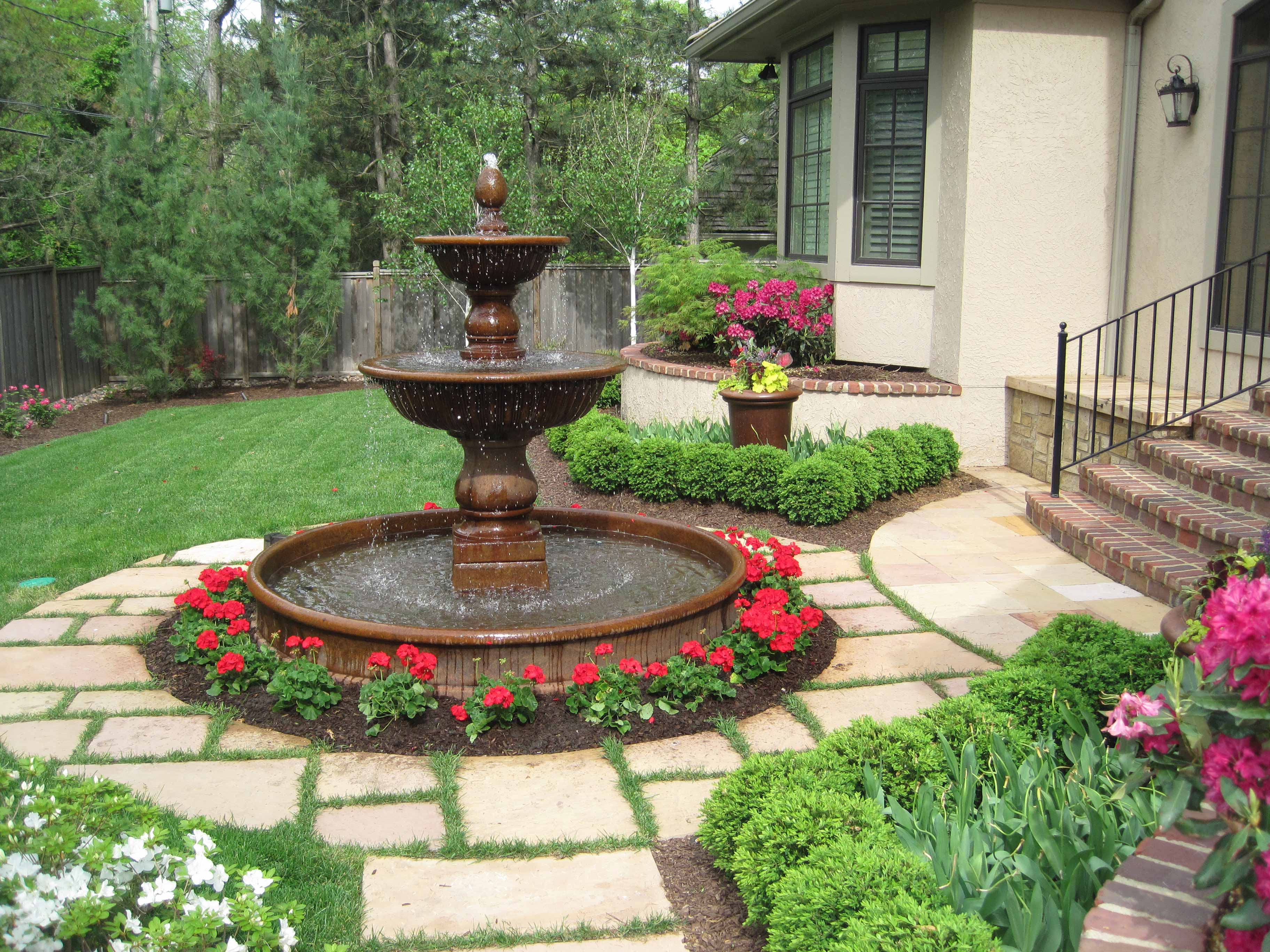 Custom Garden Fountains Statuary In Kansas City At Rosehill Gardens with regard to size 3648 X 2736