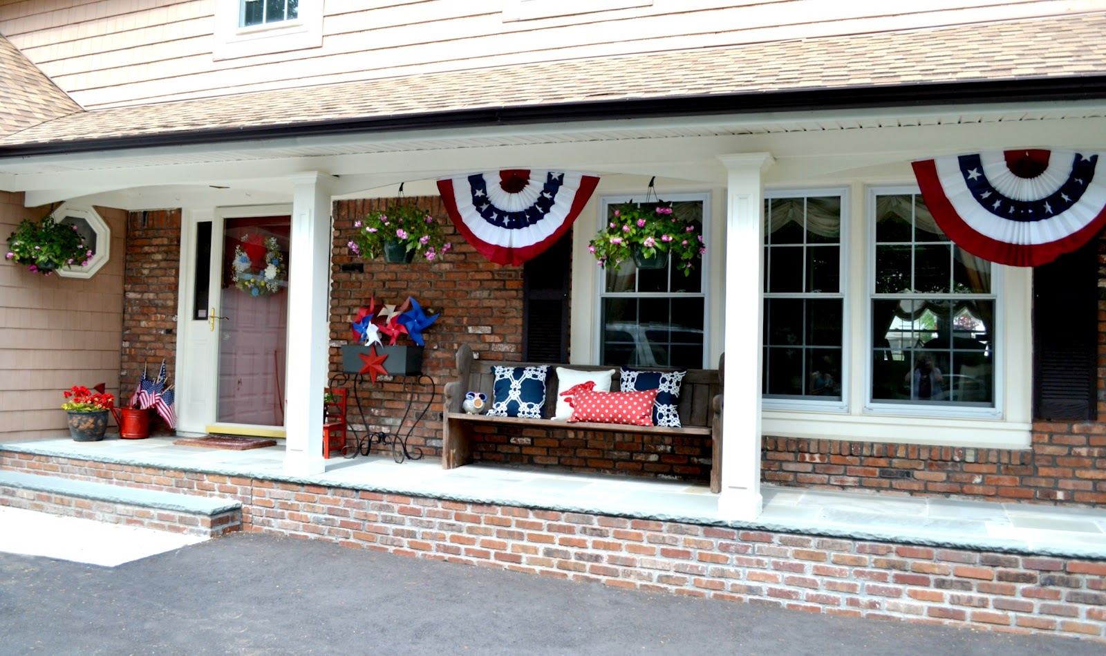 Deck And Porch Decorating For The Fourth Of Julyand A Recipe within dimensions 1600 X 949