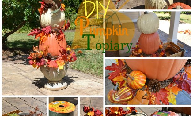 Decor You Adore Easy Diy Pumpkin Topiary Tutorial regarding sizing 1600 X 1600