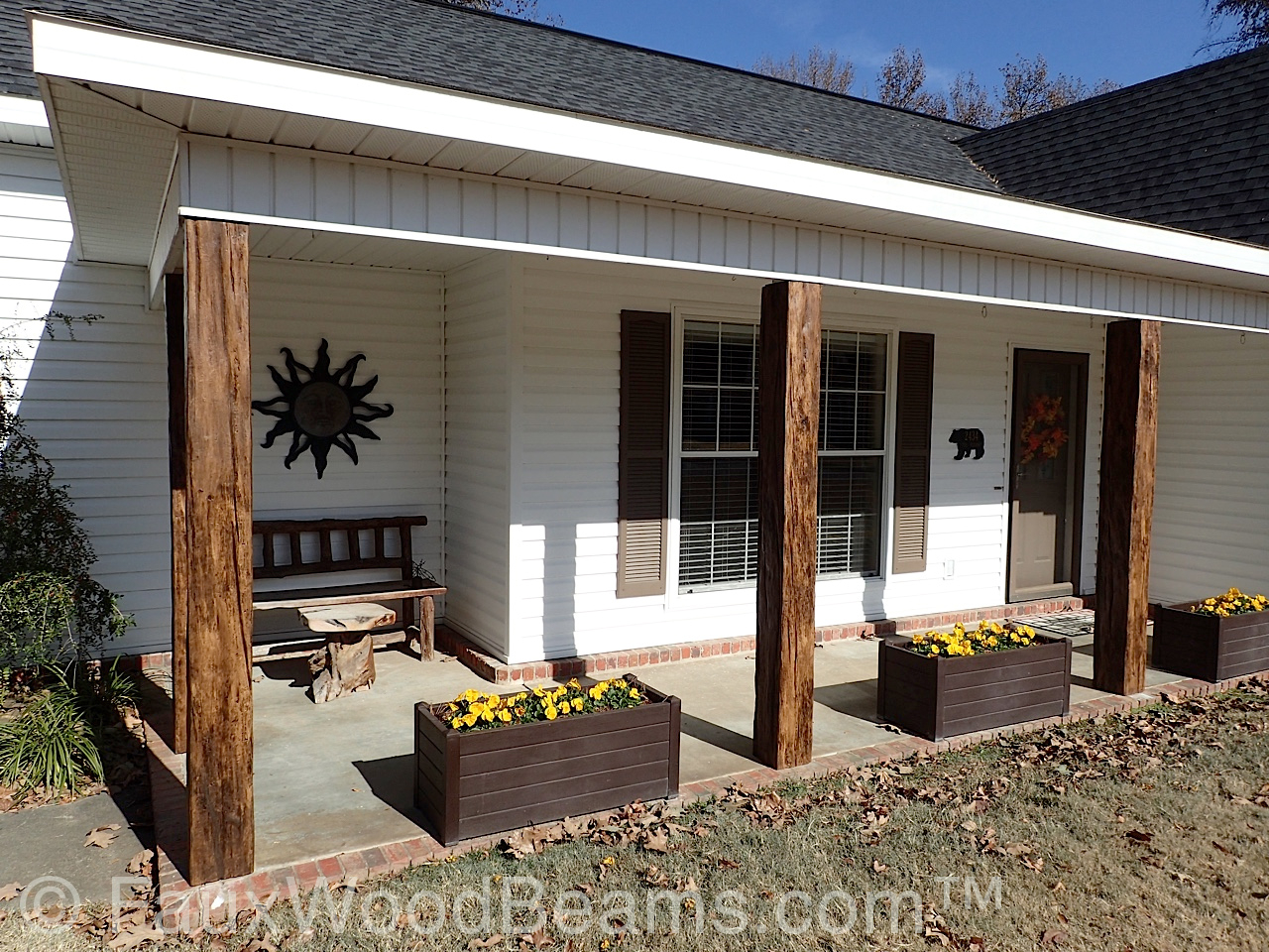 Decorative Wood Porch Posts More Faux Wood Workshop intended for measurements 1280 X 960