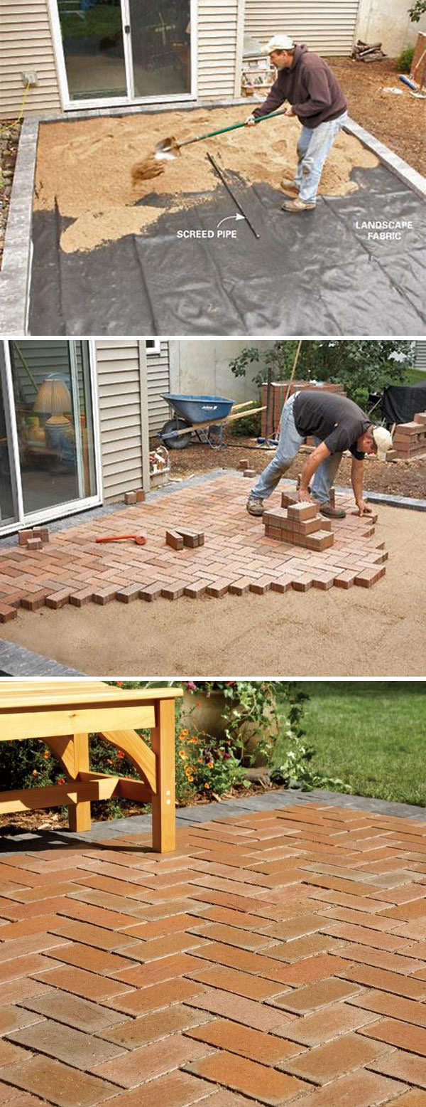 Diy Concrete Patio Cover Up Ideas The Garden Glove intended for measurements 600 X 1556