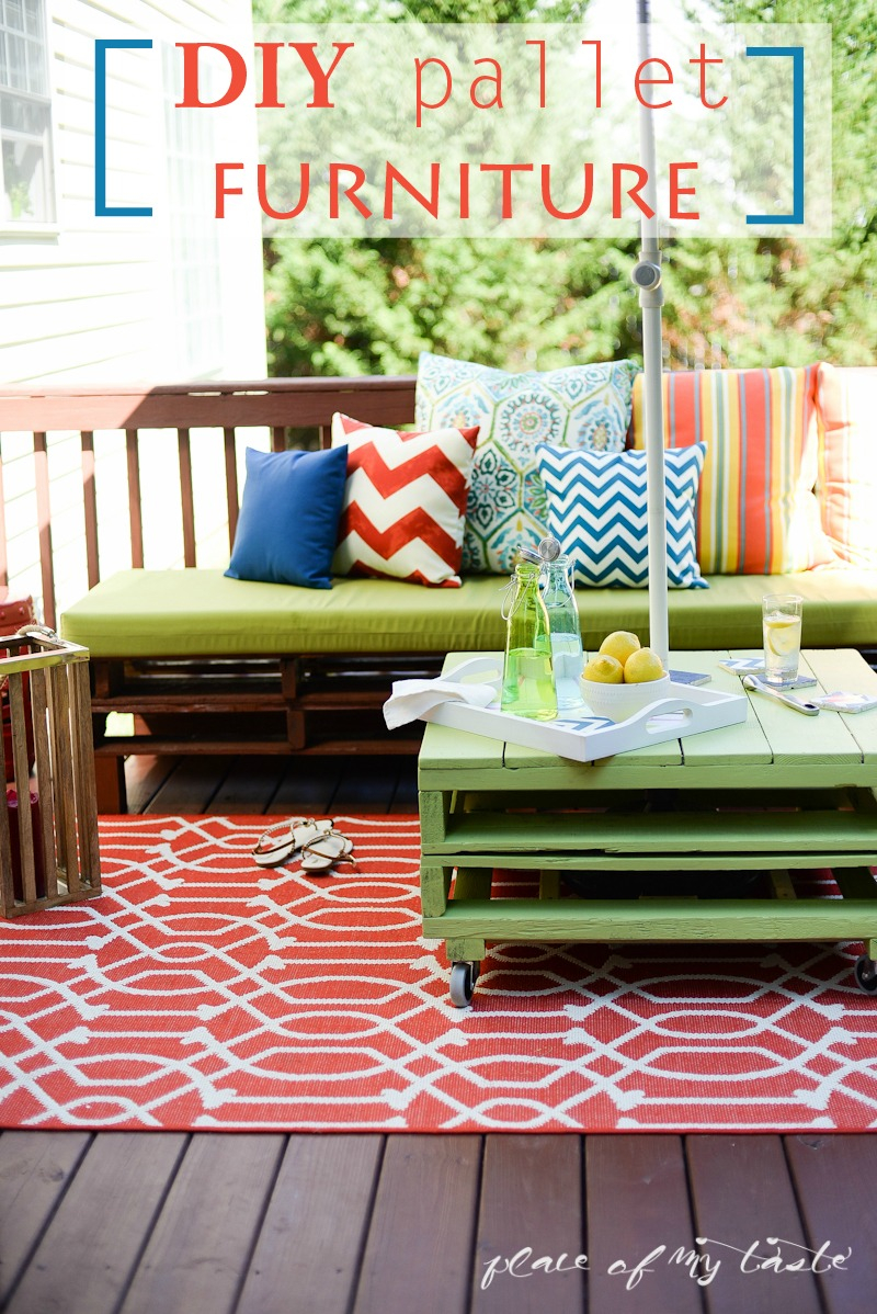 Diy Pallet Furniture A Patio Makeover within proportions 800 X 1198