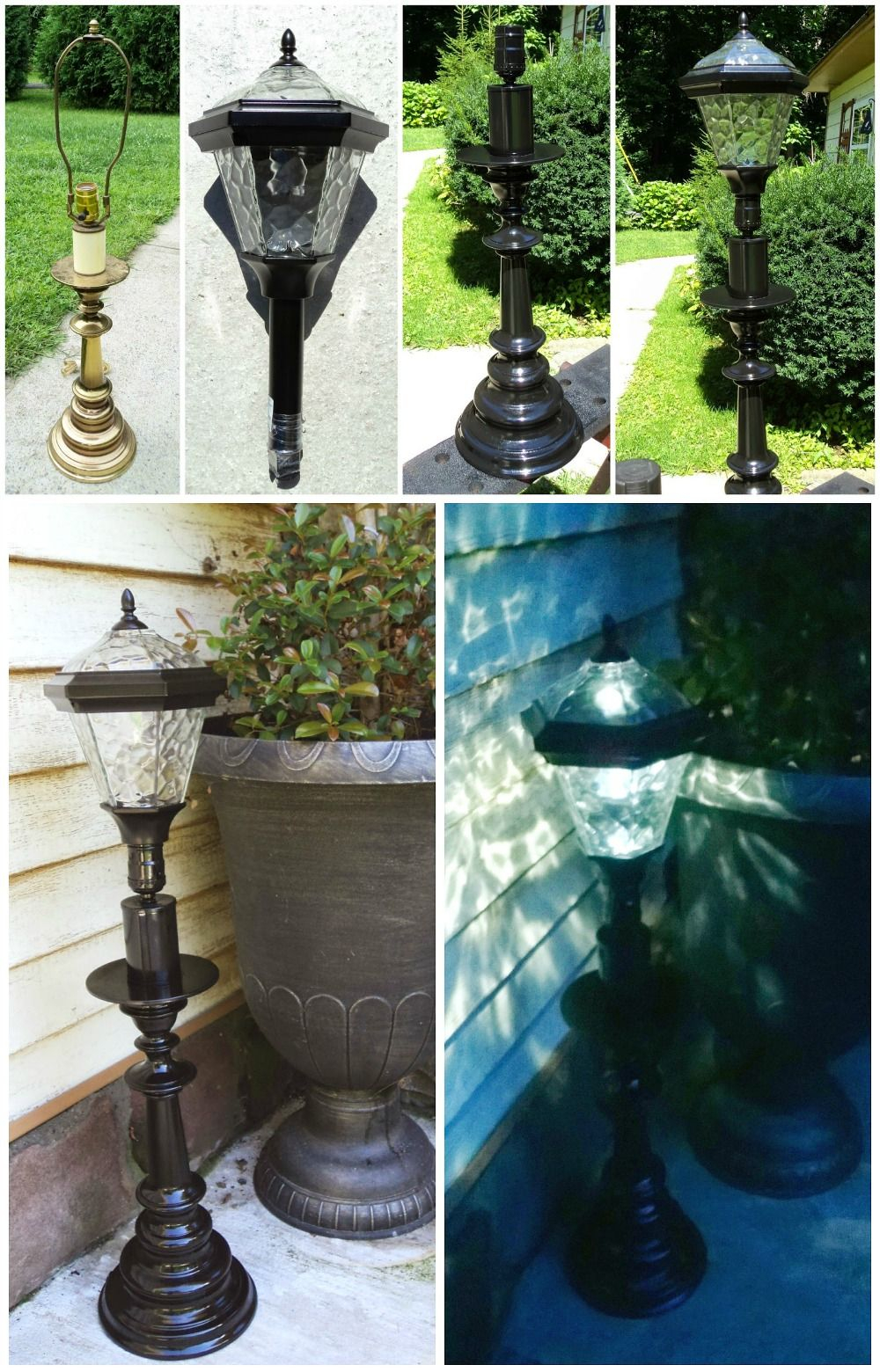 Diy Solar Lamp Just Use An Inexpensive Solar Stake Light And An Old in dimensions 1000 X 1560