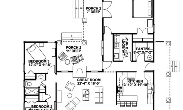 Elegant Home Plans With Porch 38 House Country Render 9999 throughout size 800 X 1000