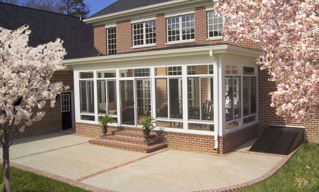 Enclosed Porchoutside View Many People Use Sunrooms To Extend The within size 1323 X 1000