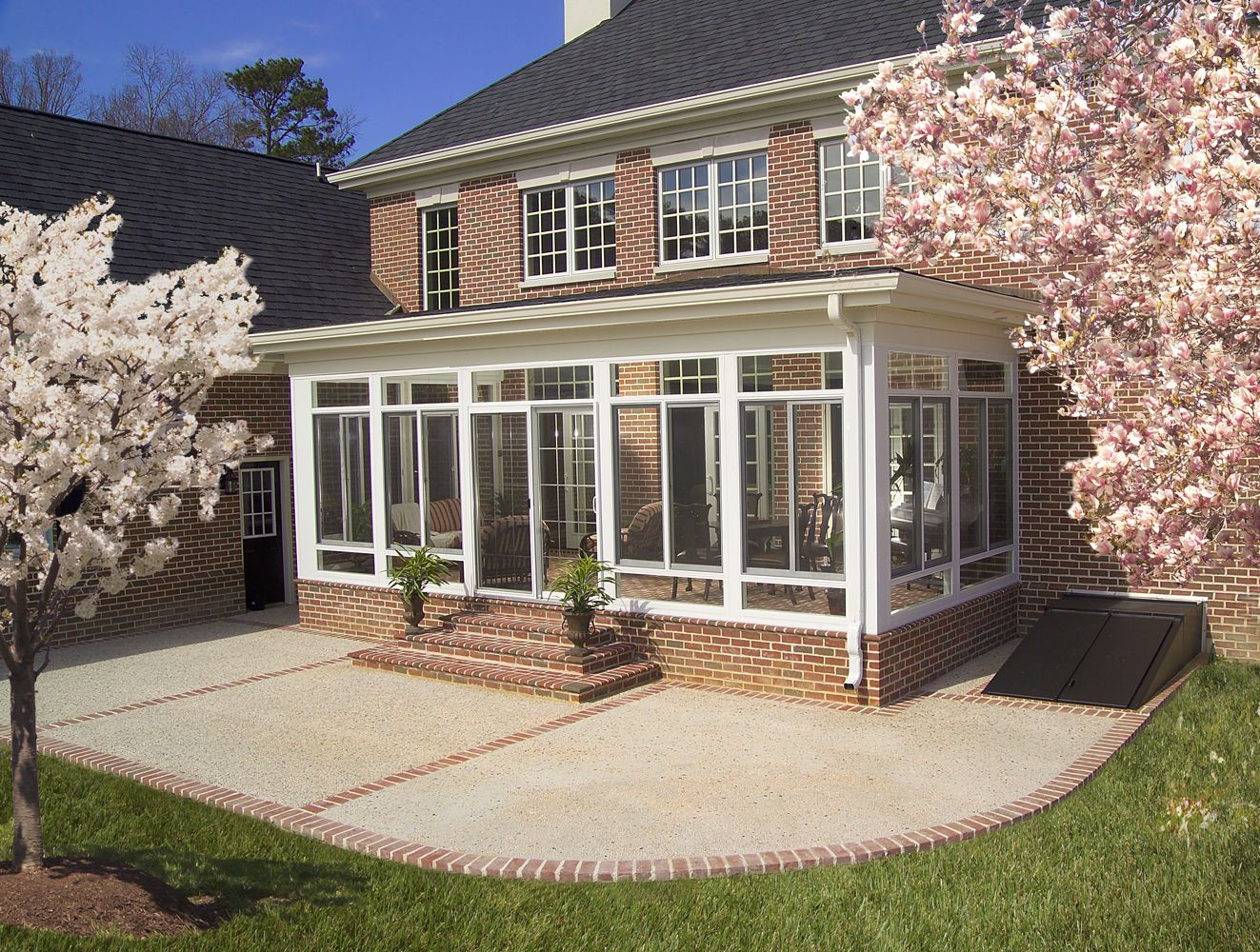 Enclosed Porchoutside View Many People Use Sunrooms To Extend The within size 1323 X 1000