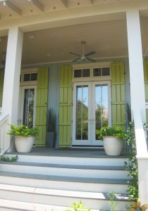 Exterior Fabulous Front Porch Decoration Using Light Blue Front pertaining to size 948 X 1354