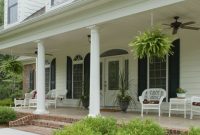 Exterior Fetching Image Of Front Porch Decoration Using Round White intended for measurements 728 X 1087