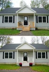 Exterior Gorgeous Image Of Adding A Front Porch Decoration Using in proportions 936 X 1357