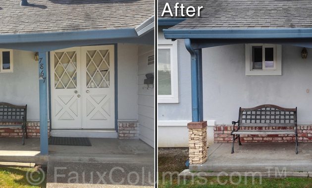 Faux Stone Porch Columns Migrant Resource Network regarding sizing 1600 X 600