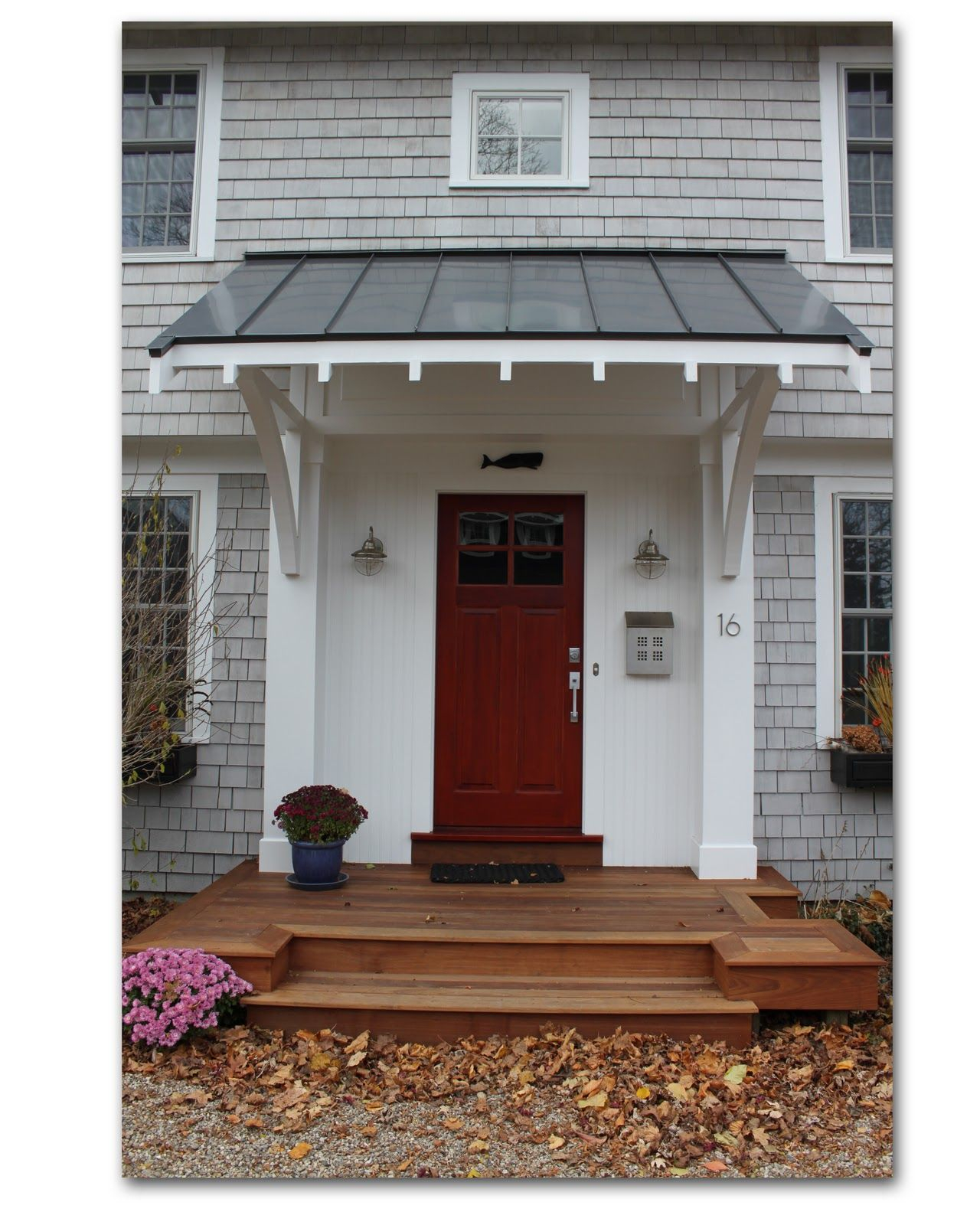 Front Porch Overhang Designs Porches Ideas