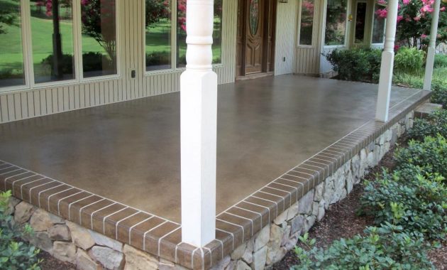 Front Or Back Porch Idea A Base Of Desert Sand And An Overspray inside dimensions 1280 X 960