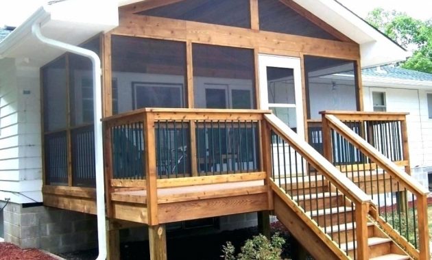 Front Porch Deck Ideas Gorgeous Front Deck Gorgeous Wooden Front in dimensions 1024 X 847