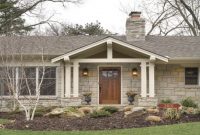 Front Porch Designs Ranch Style House Latest Decks Brick Front throughout proportions 1024 X 768