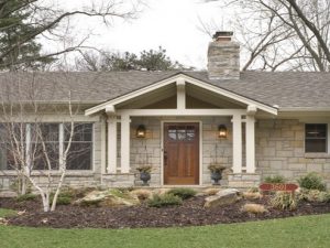 Front Porch Designs Ranch Style House Latest Decks Brick Front throughout proportions 1024 X 768