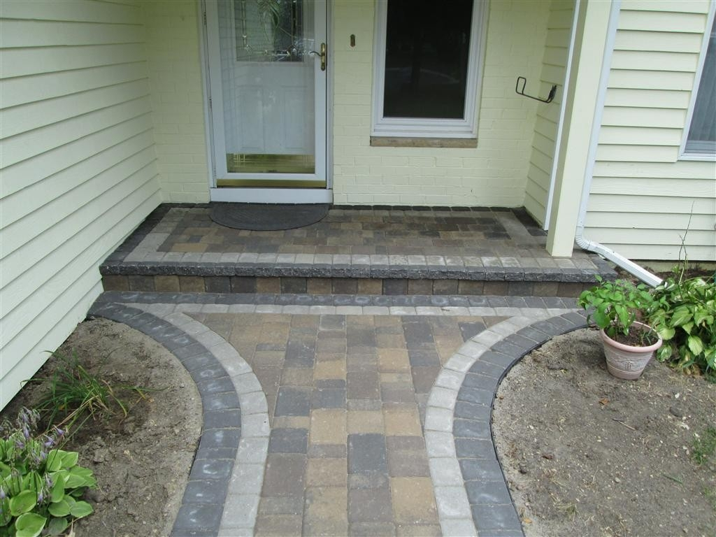 Front Porch Designs Using Pavers Gallery Of Porch Pool Deck intended for measurements 1024 X 768