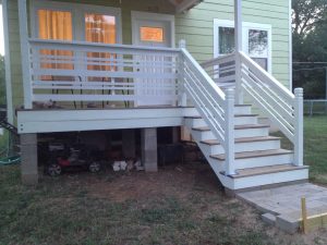 Front Porch Horizontal Railing Exterior And Outbuildings with dimensions 3264 X 2448