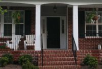 Front Porch Ideas Brick House Inspirations And Outstanding Photos with regard to measurements 1364 X 589
