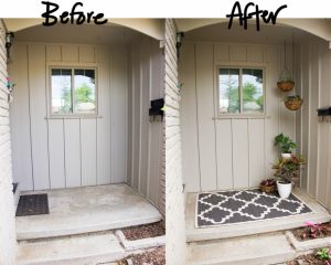 Front Porch Makeover Regarding The Most Elegant Front Porch Makeover regarding dimensions 1023 X 818